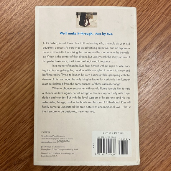 Nicholas Sparks two by two book - Picture 2 of 2